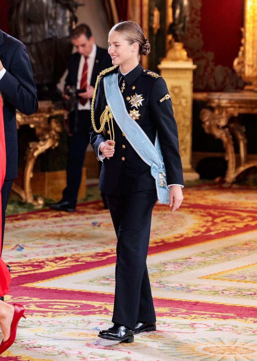 La princesa Leonor en el Día de la Hispanidad 2024