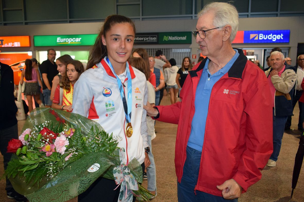 El homenaje tributado a Nerea Novo en Valga.