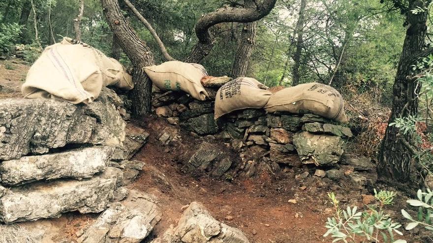 Los caminos de Betxí conservan trincheras de la Guerra Civil.