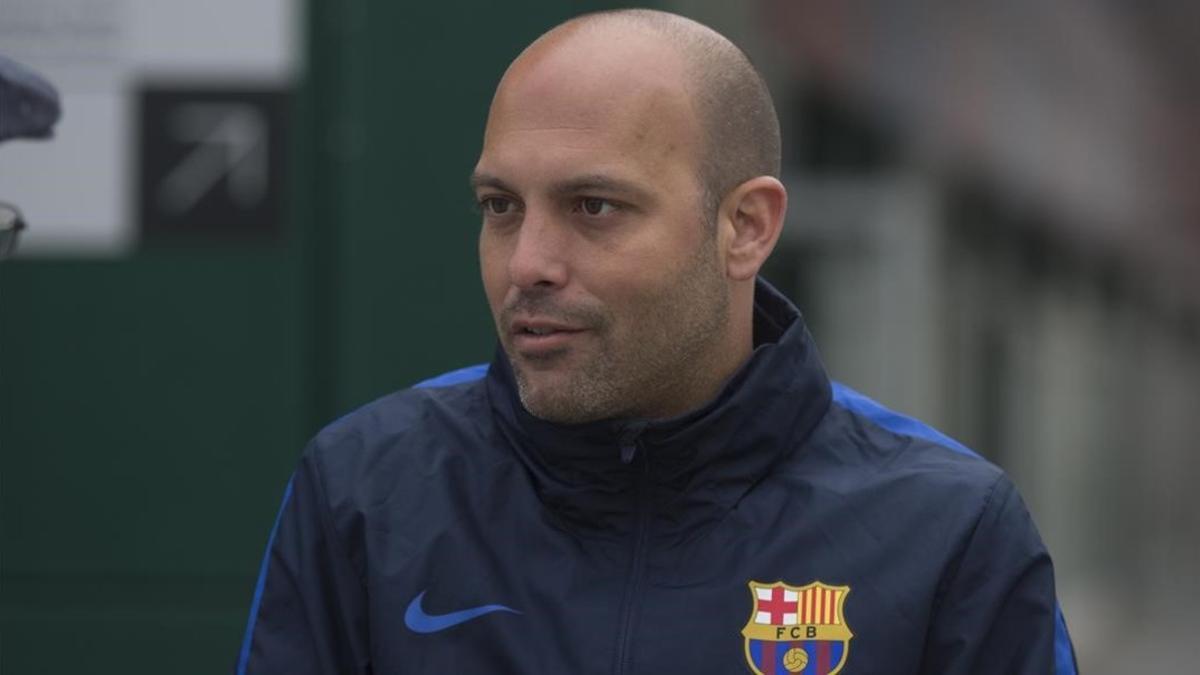 Gabri Garcia, entrenador del Juvenil A del Barça.