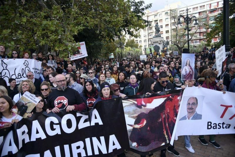 Concentración antitaurina el domingo en la plaza del Portillo de Zaragoza