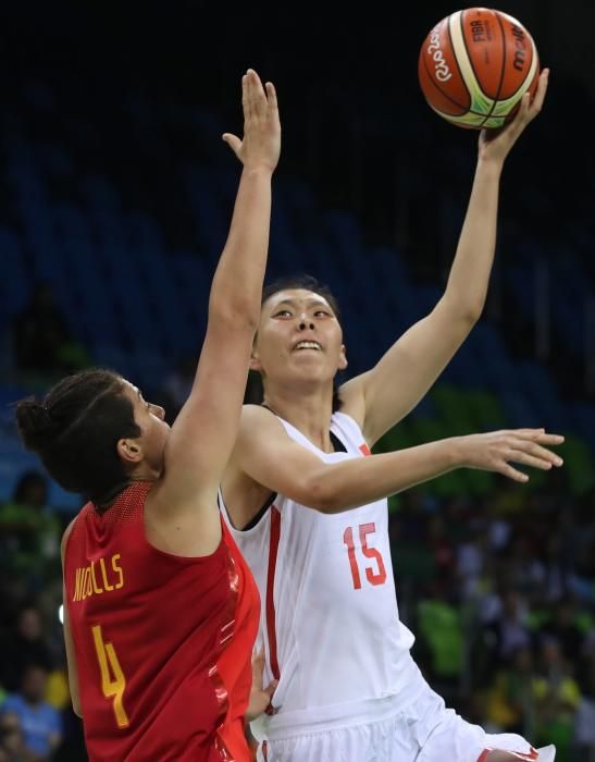 El China - España de baloncesto femenino, en fotos.