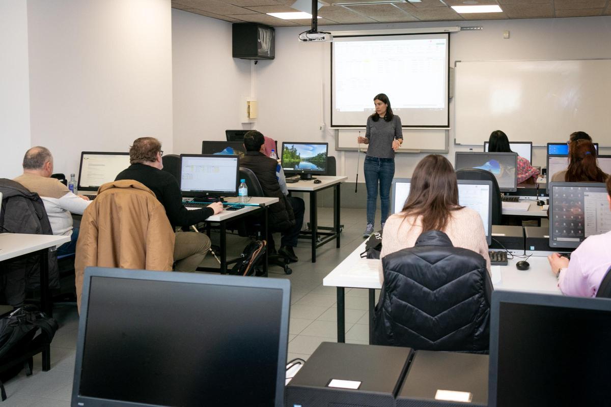 Uno de los cursos del Inaem impartido en Fundación DFA