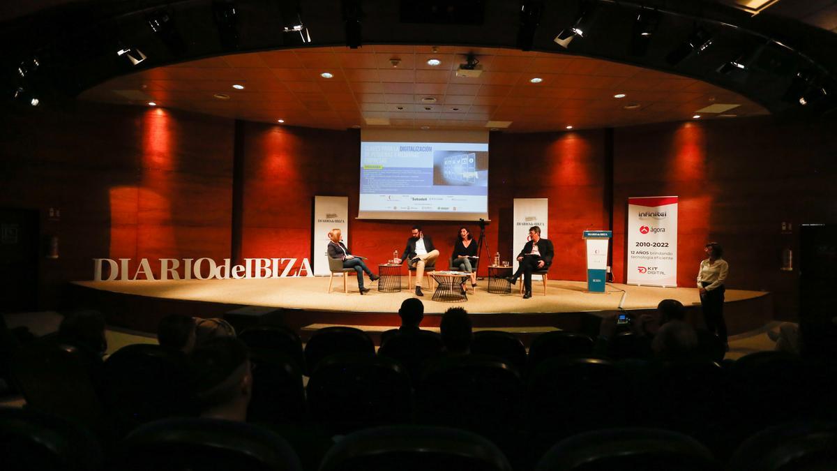 Auditorio del Club Diario de Ibiza durante la jornada &#039;Claves para la digitalización de pequeñas y medianas empresas&#039;