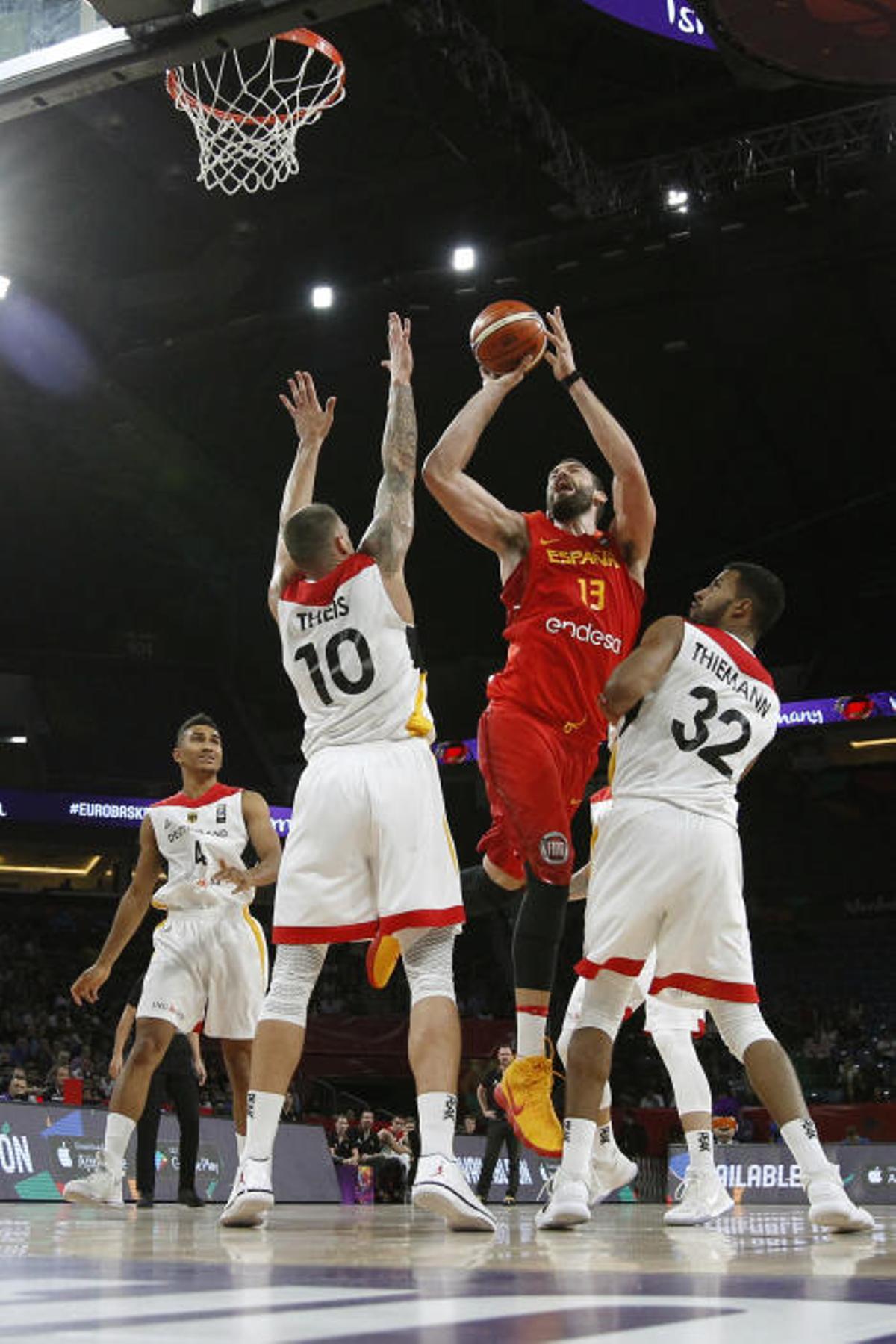 Cuartos del final del Eurobasket: Alemania - España