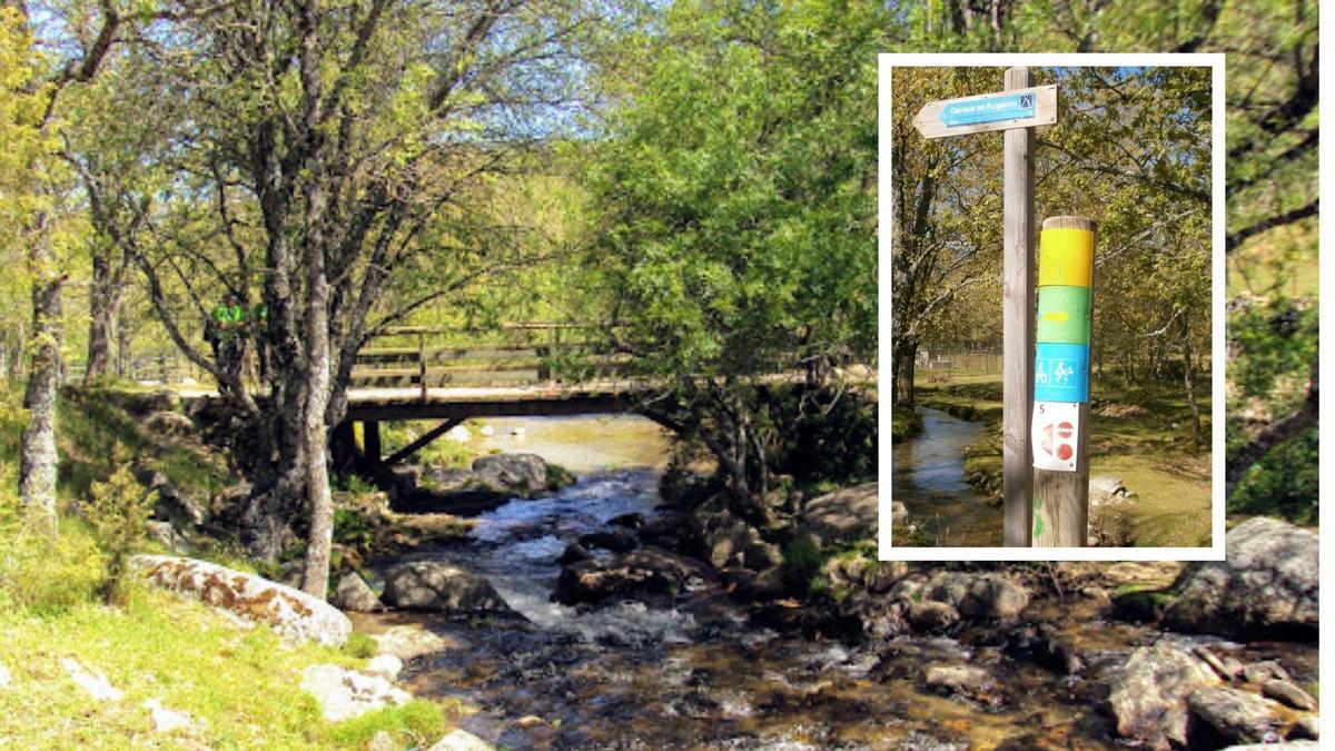 A lo largo de la ruta deberemos cruzar dos puentes sobre el Arroyo de Aguilón