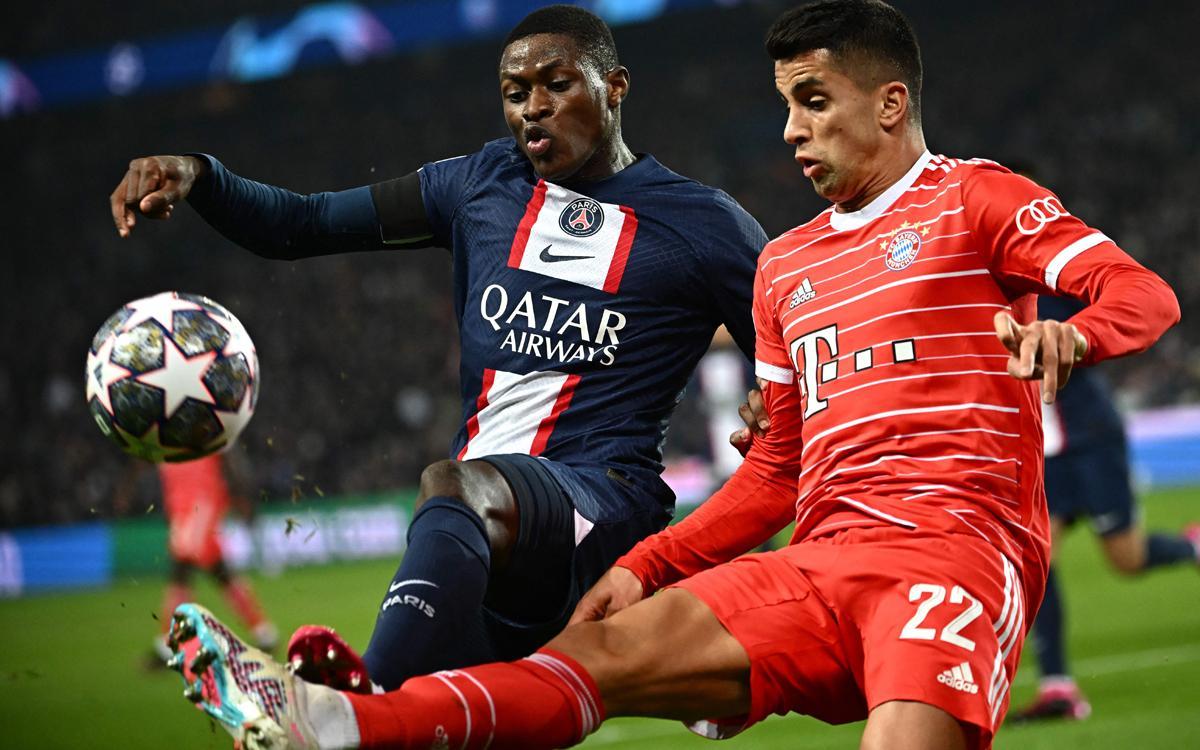 PSG Bayern de Munich en octevos de final de la Champions