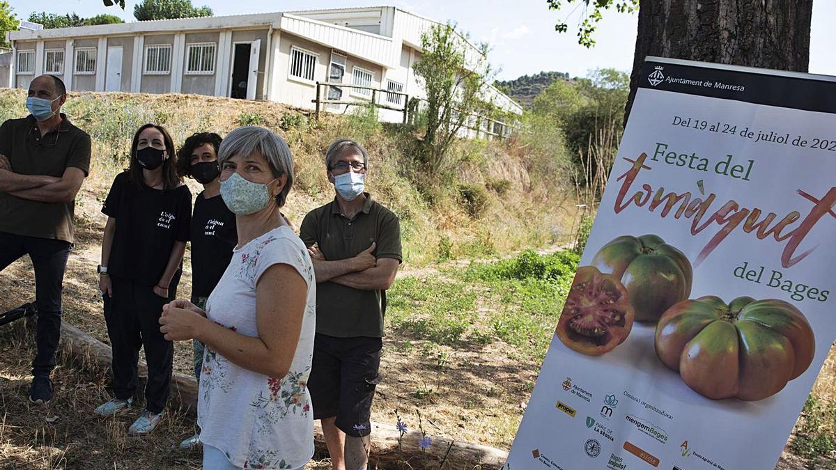 Imatge de la presentació de la Festa del Tomàquet 2021, ahir a  l’Escola Agrària de Manresa | OSCAR BAYONA