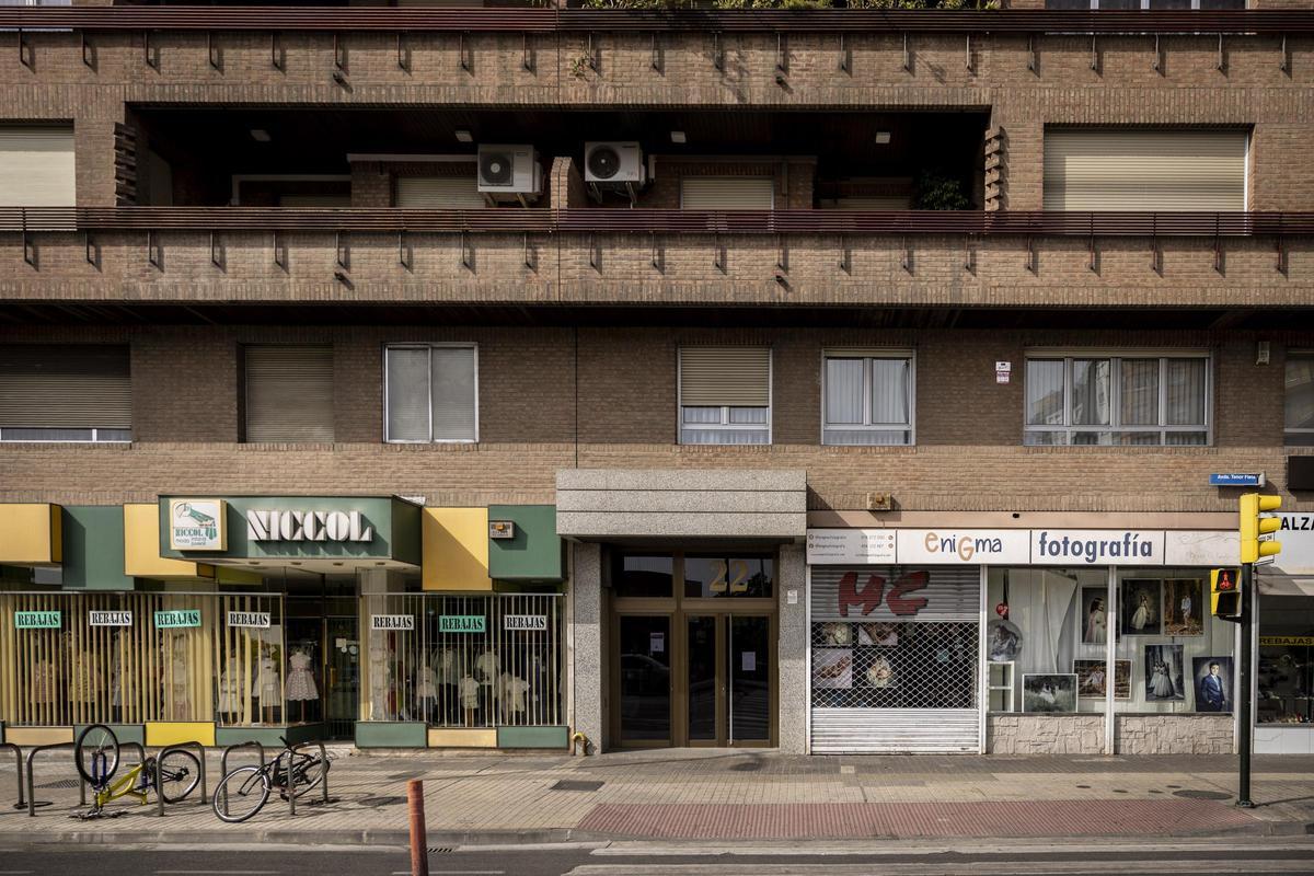 Un local propiedad de la Administración en Tenor Fleta, Zaragoza.