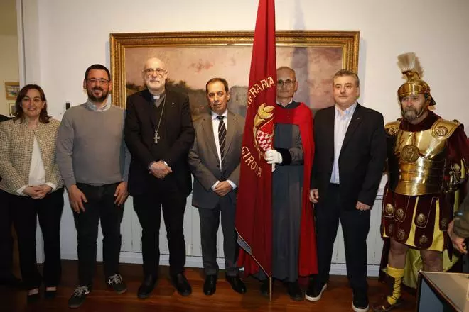 Les imatges de l'entrega del penó al pendonista Carles Mascort