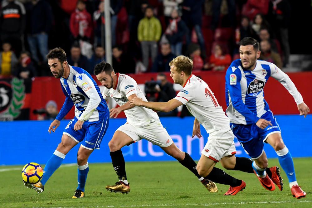 El Dépor cae 2-0 en Sevilla