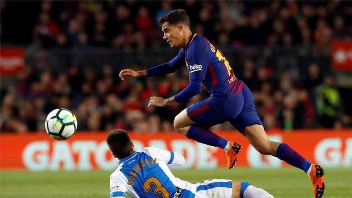 Coutinho no ha podido jugar la Champions con el Barcelona