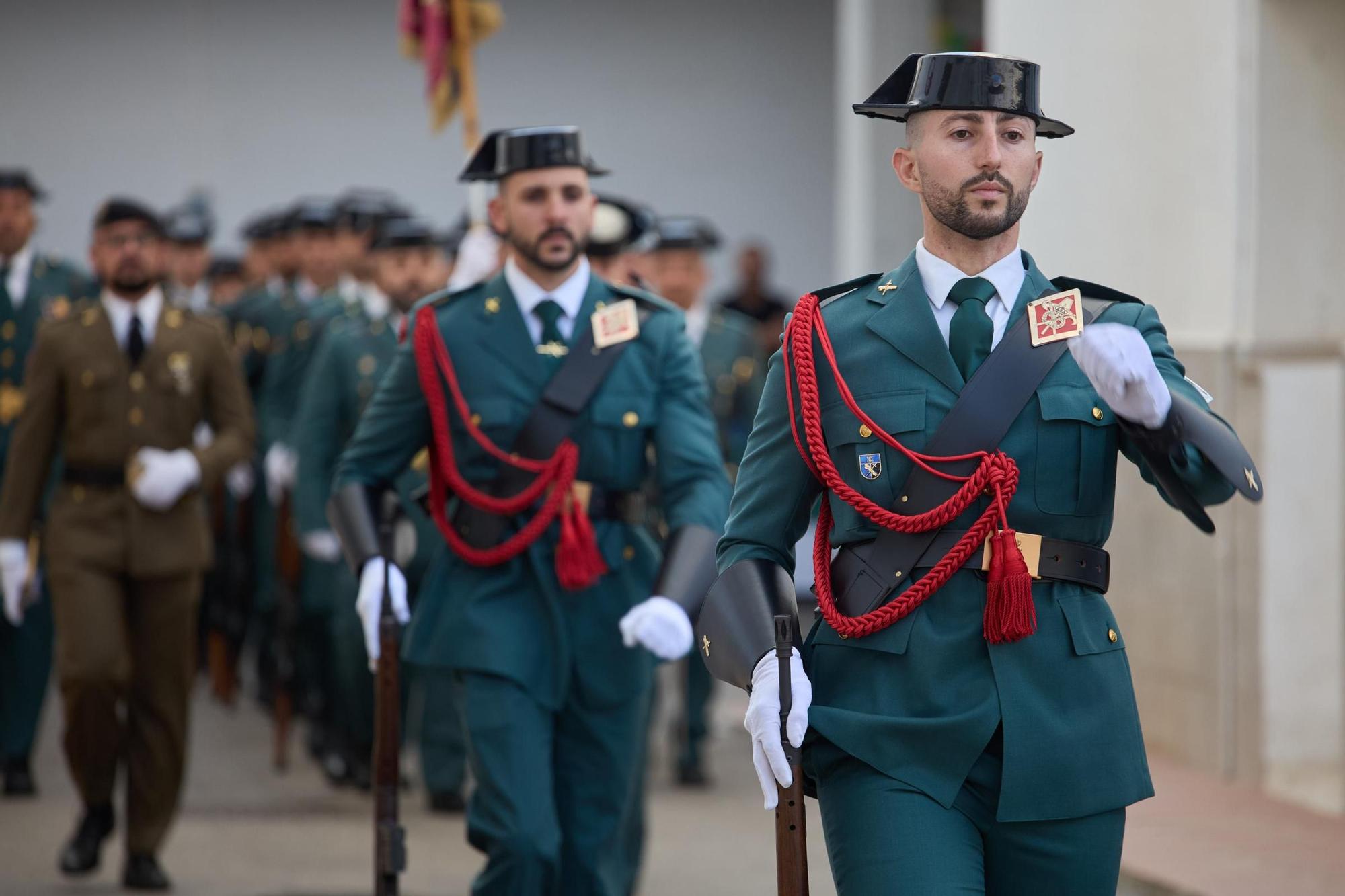 Imatges de la Guàrdia Civil celebrant la seva patrona a Girona