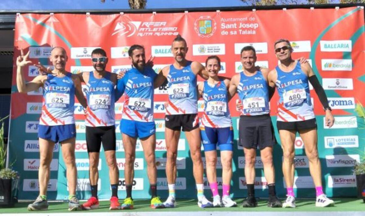 Equipo de ruta máster del CA Gandia Alpesa