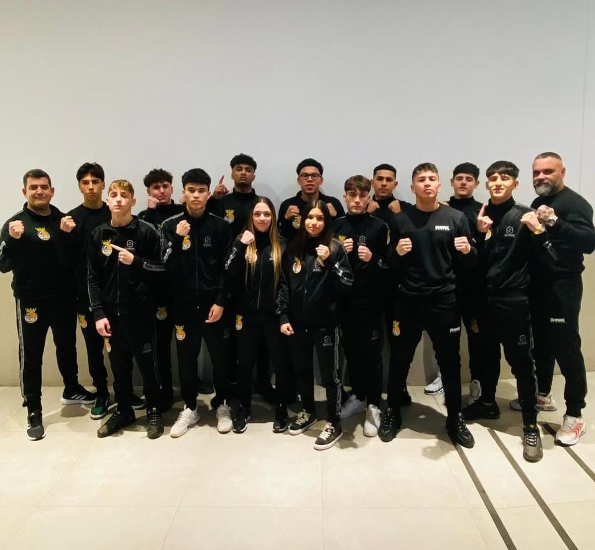 Equipo de Baleares que acudió al Campeonato de España de Cartagena
