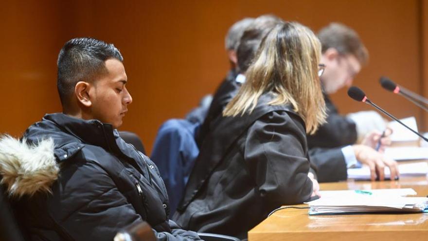 El acusado, durante el juicio en la Audiencia de A Coruña.