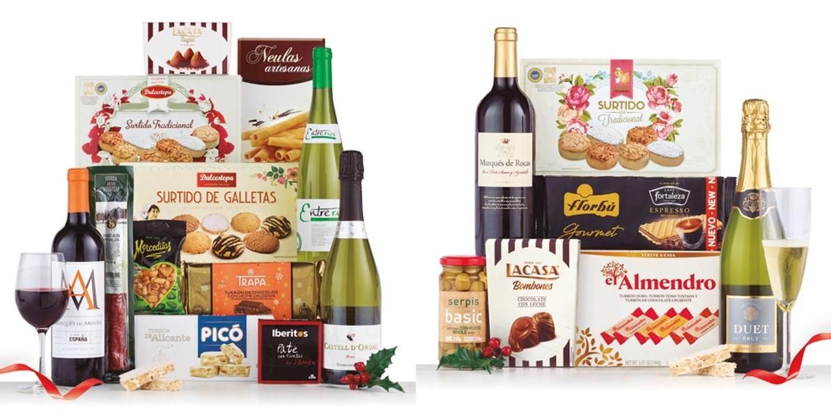 Cesta Navidad Carrefour | Un surtido de bebidas y dulces ideal