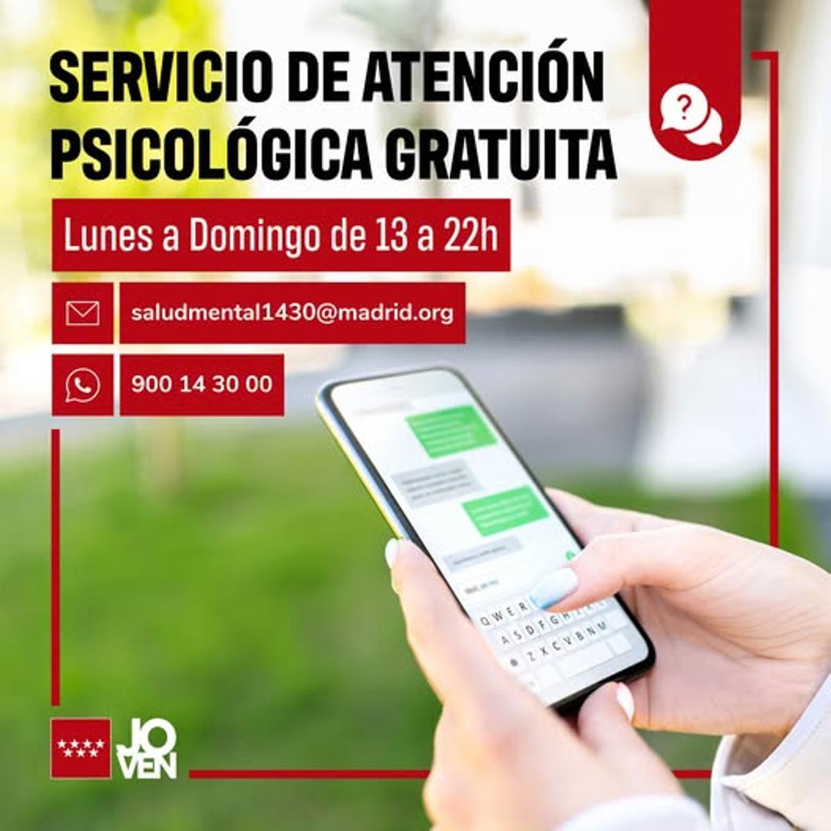 A pesar de su horario el servicio responde a las solicitudes de los jóvenes en menos de 24 horas