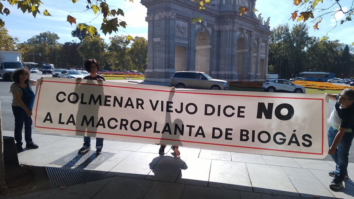 Vecinos de Colmenar y Tres Cantos claman contra la construcción de la planta de biogás: "No quiero que mis hijos crezcan bajo una nube tóxica"