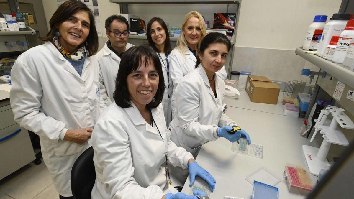 Parte del equipo investigador de Anfaco-Cytma, hasta ahora Anfaco-Cecopesca.