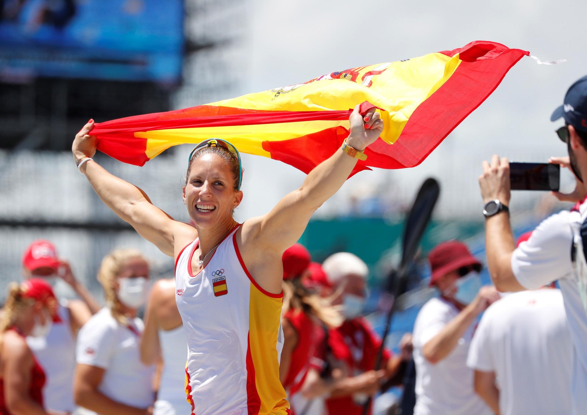 Teresa Portela alcanza la medalla de plata en el K1 200