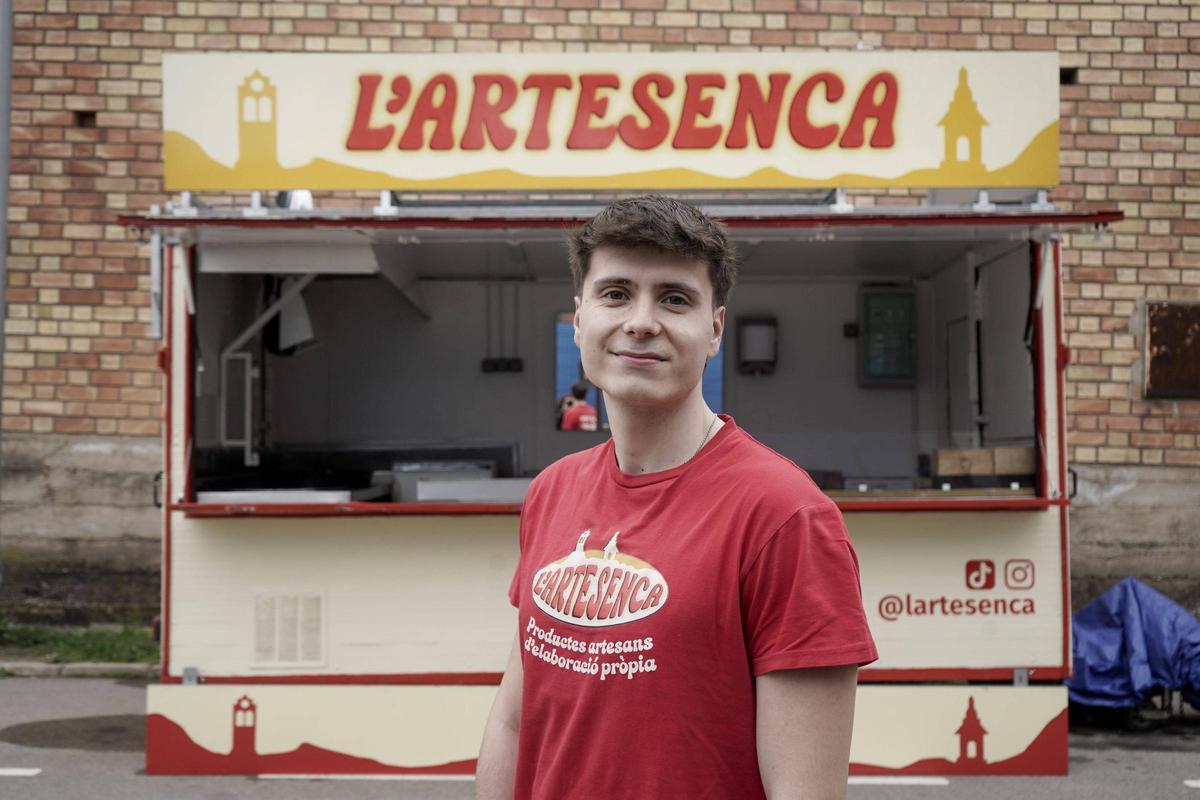 Ernest Aymerich, propietari de la xurreria l'Artesenca
