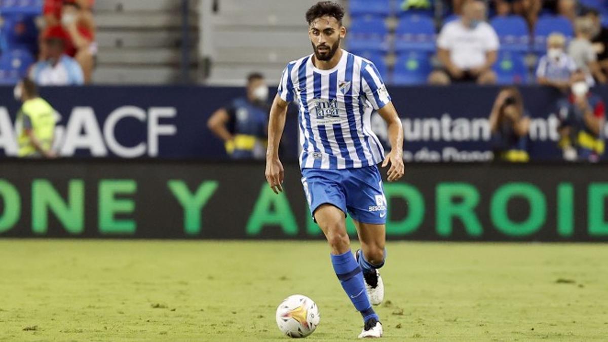 Juande Rivas, durante encuentro este curso en La Rosaleda