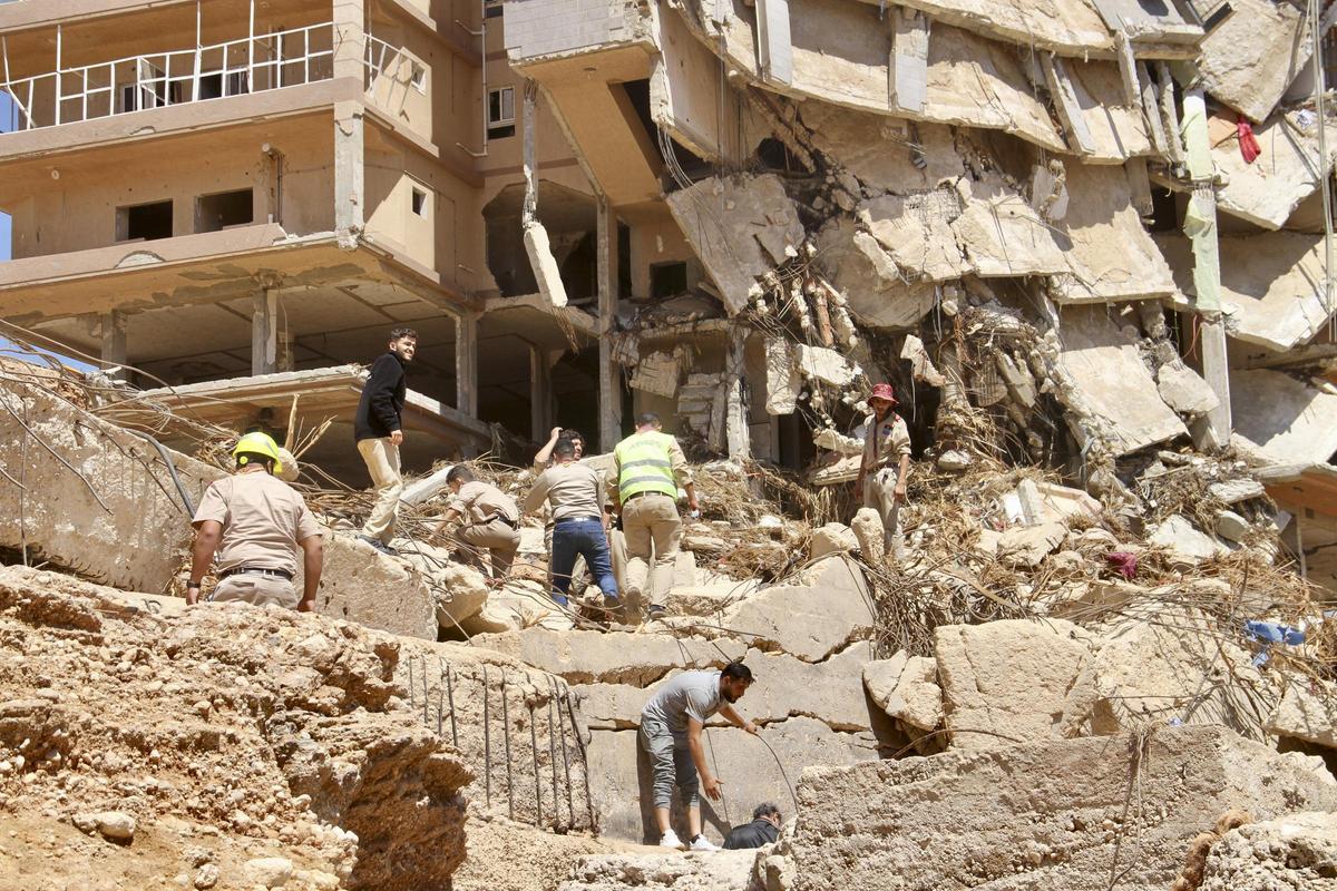 Libia, en ruinas tras las devastadoras inundaciones