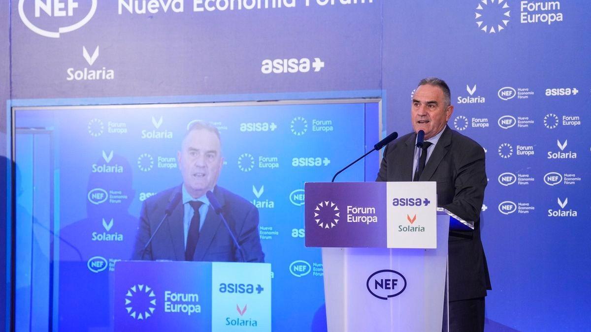 Gan Pampols, en el acto de Nueva Economía Fórum en Madrid.