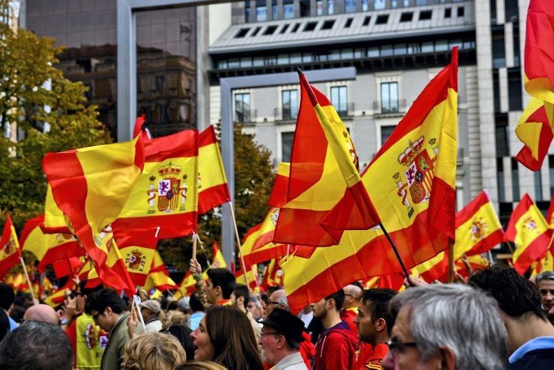 Manifestación contra el 1-0 en Zaragoza