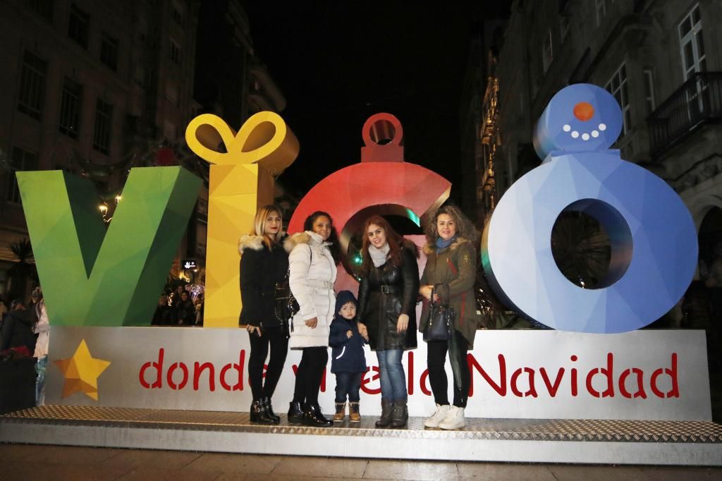 El año que los vigueses vivieron masivamente la Navidad