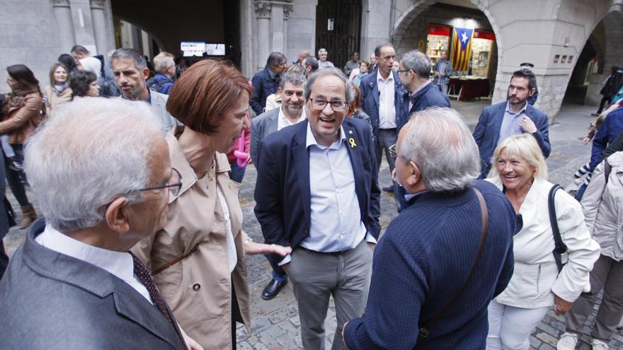 Quim Torra, a Girona per Temps de Flors