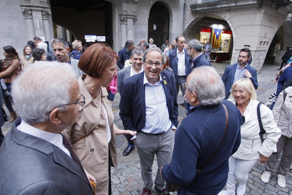 Quim Torra, a Girona per Temps de Flors