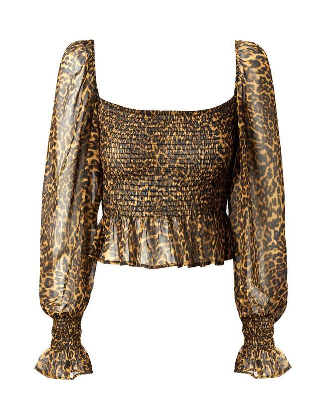 Blusa de leopardo de Mango. (Precio: 29,99 euros)