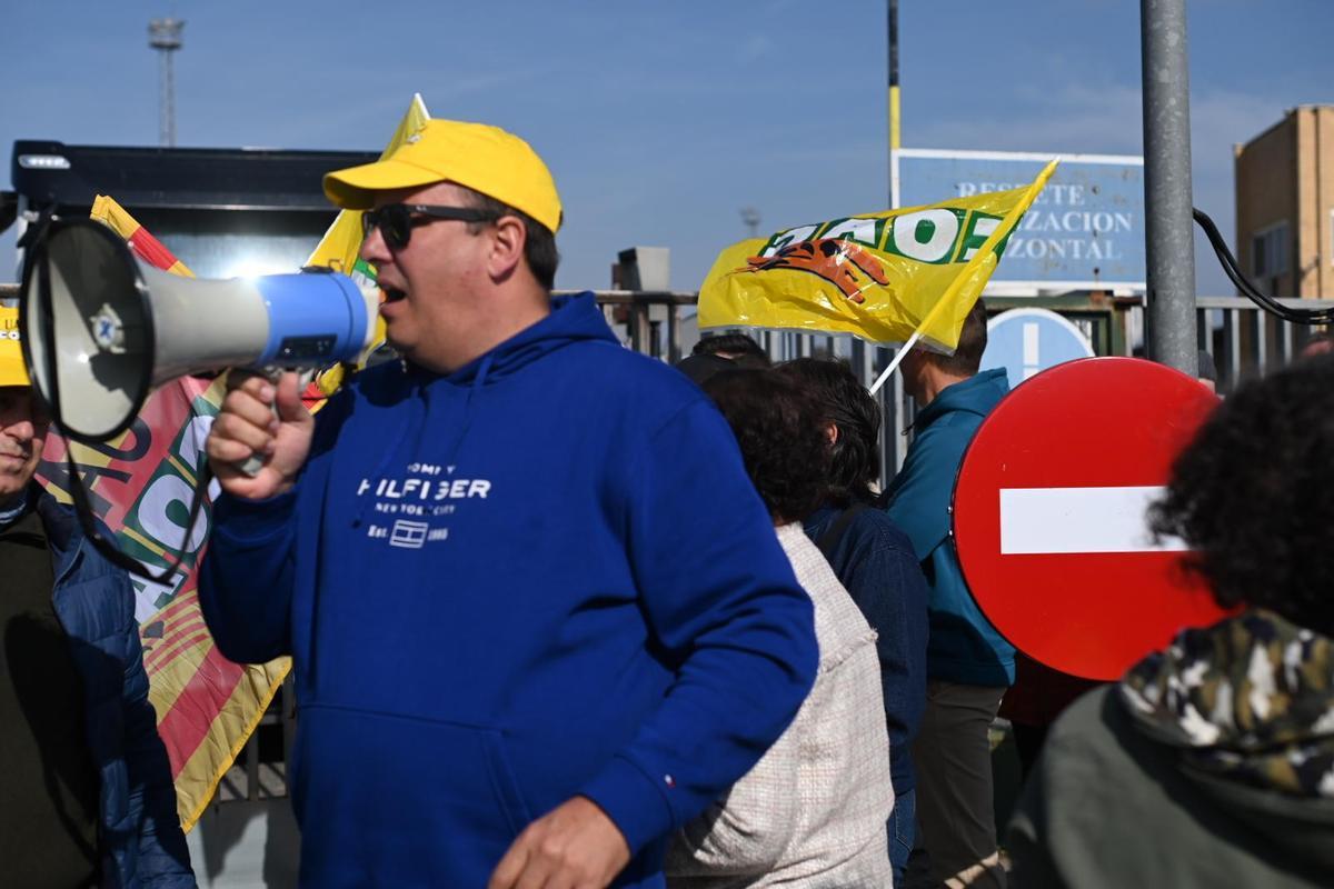 En imágenes I Protesta de los agricultores en Zaragoza