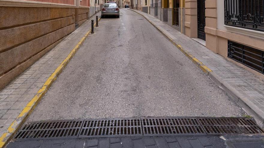 Calle Mestre Serrano de Bocairent, donde se ejecutarán las obras.