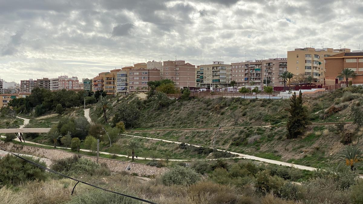 La ladera del Vinalopó, en Carrús.