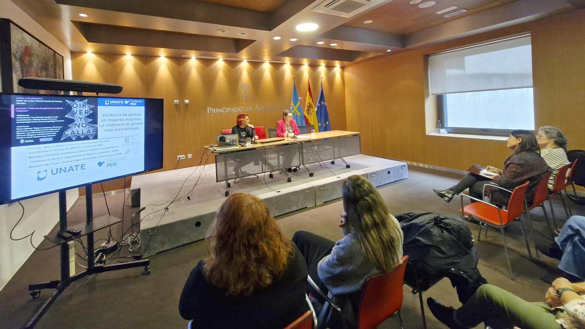 Acto inaugural de la Jornada "Violencia de Género en Mujeres Mayores"