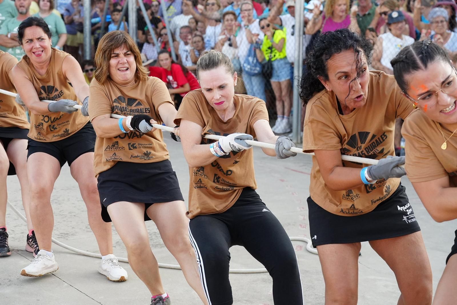 Añora vive una intensa jornada de juegos en las Olimpiadas Rurales