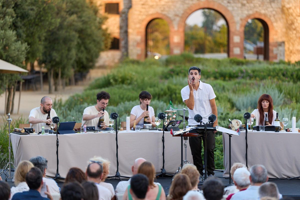 Un moment de l'espectacle al celler.