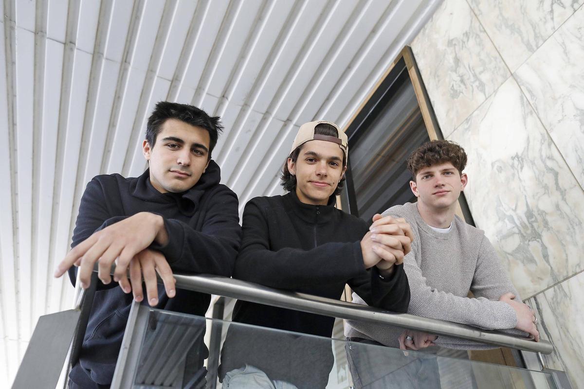 Carles Freixedes, Bruno Garcia, Luan Boffy, components d'Indubio.