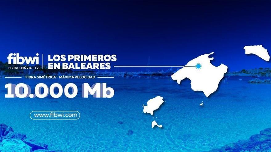 Fibwi revoluciona las telecomunicaciones en Baleares con tarifa de 10.000 Mb