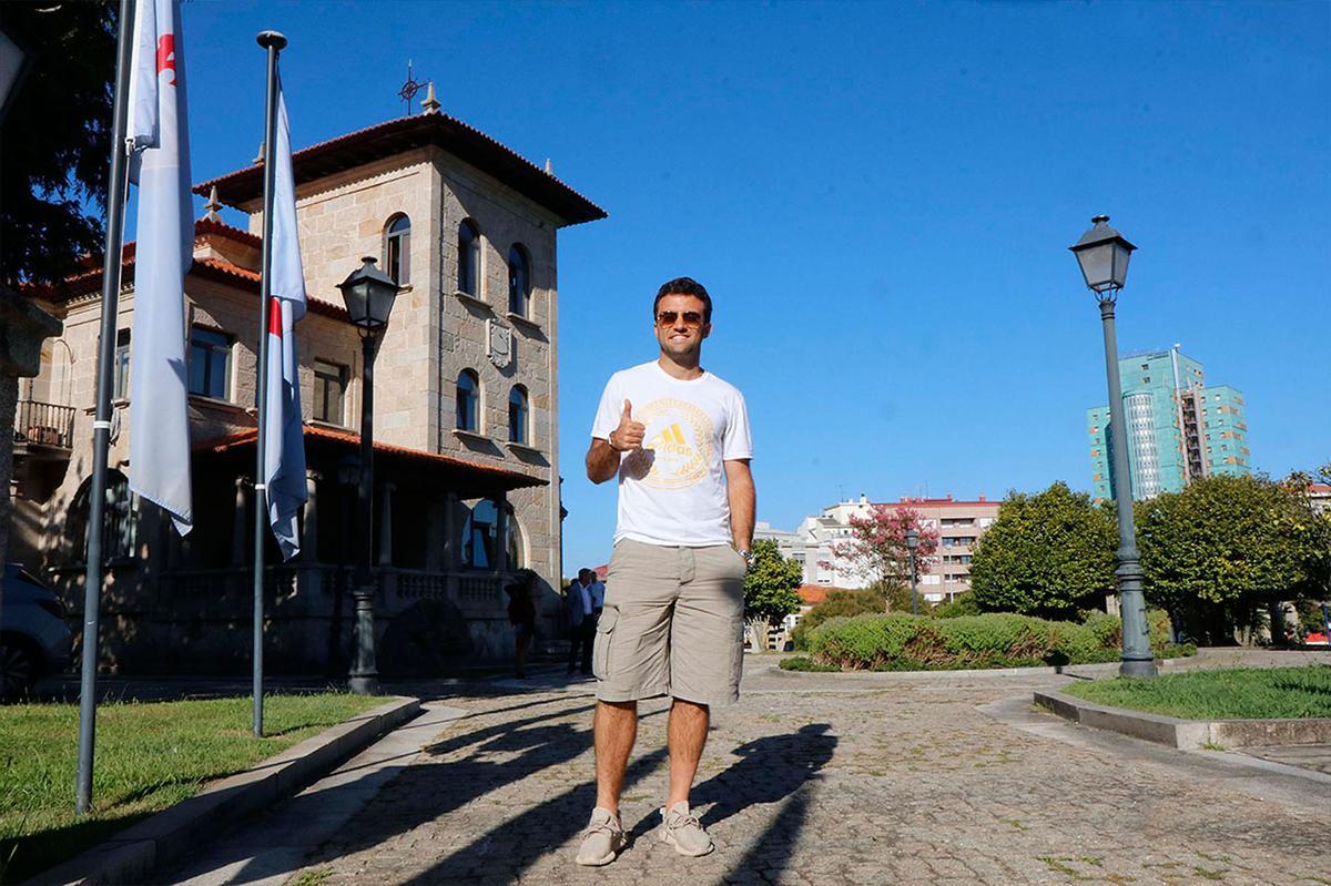 Rossi fue uno de los últimos jugadores del Celta que fue presentado oficialmente en la antigua sede del Celta, un chalé que hoy está a la venta. (Foto de archivo. Agosto 2016)
