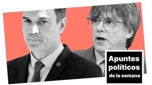 Pedro Sánchez y Carles Puigdemont.