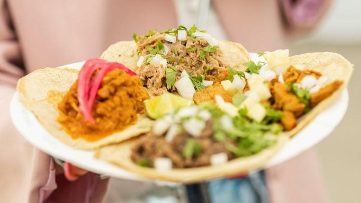 Varios tacos en una edición anterior del Taco Fest.
