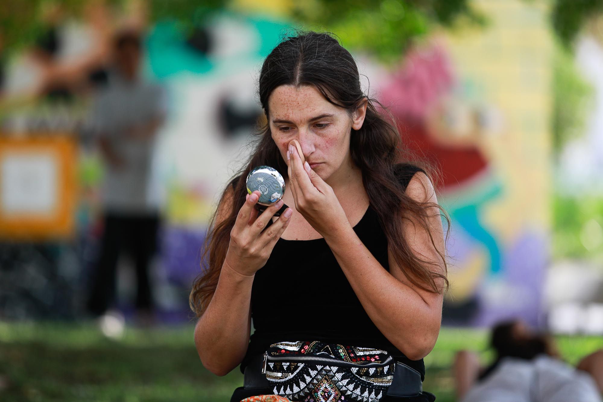 Imágenes del Festival Territori en Ibiza: Performaces en el Passeig de ses Fonts