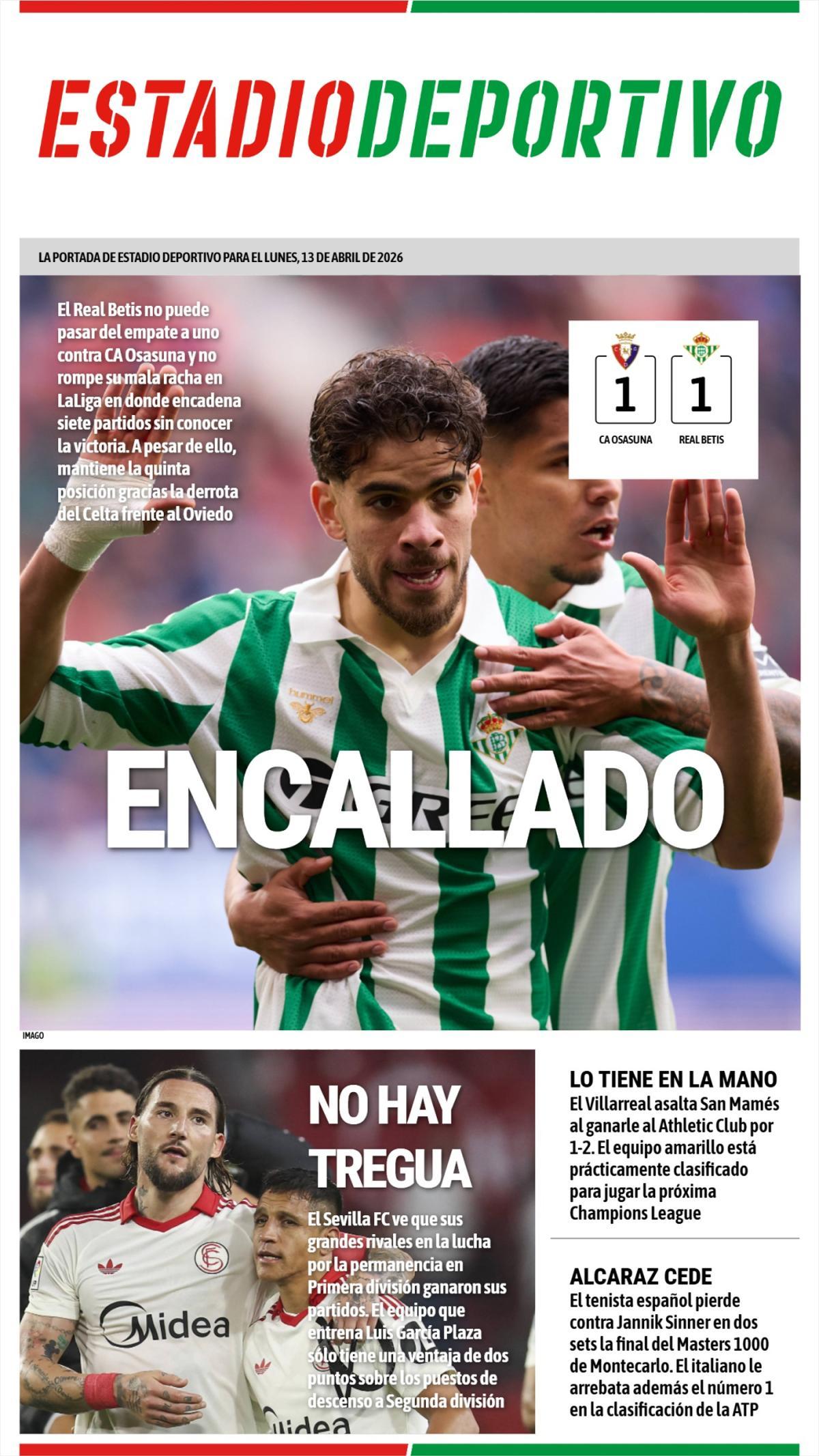 Las imágenes de las portadas de hoy Las imágenes de las portadas de hoy