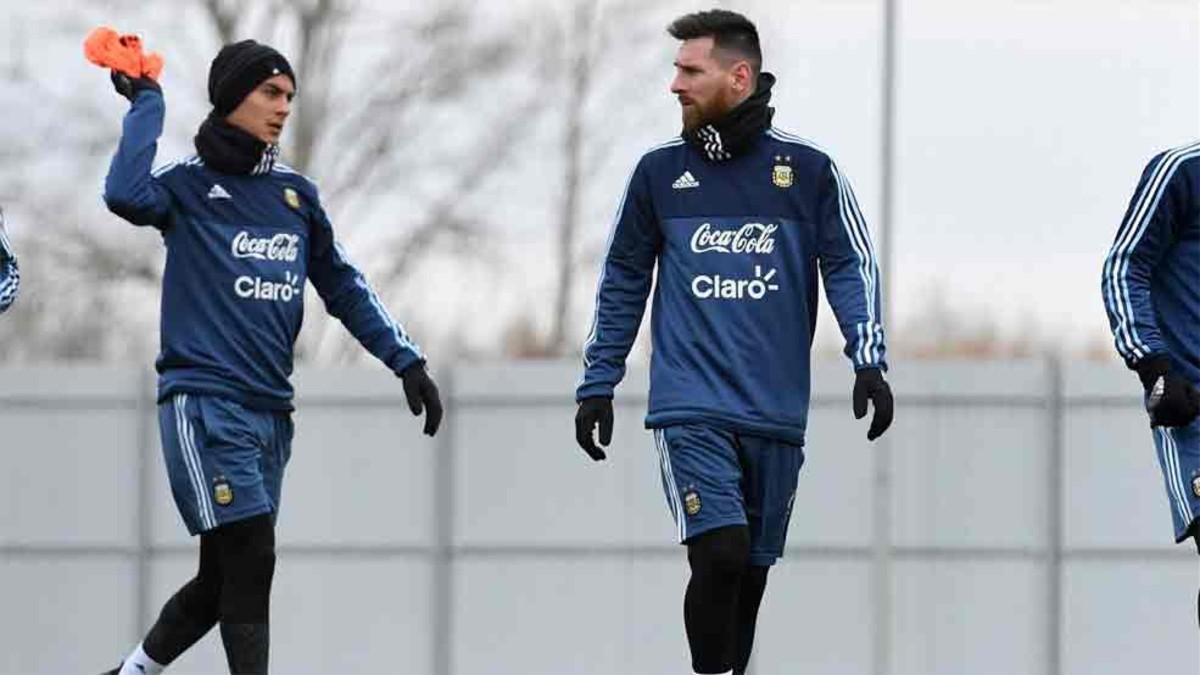 Messi se encuentra con la selección en Rusia