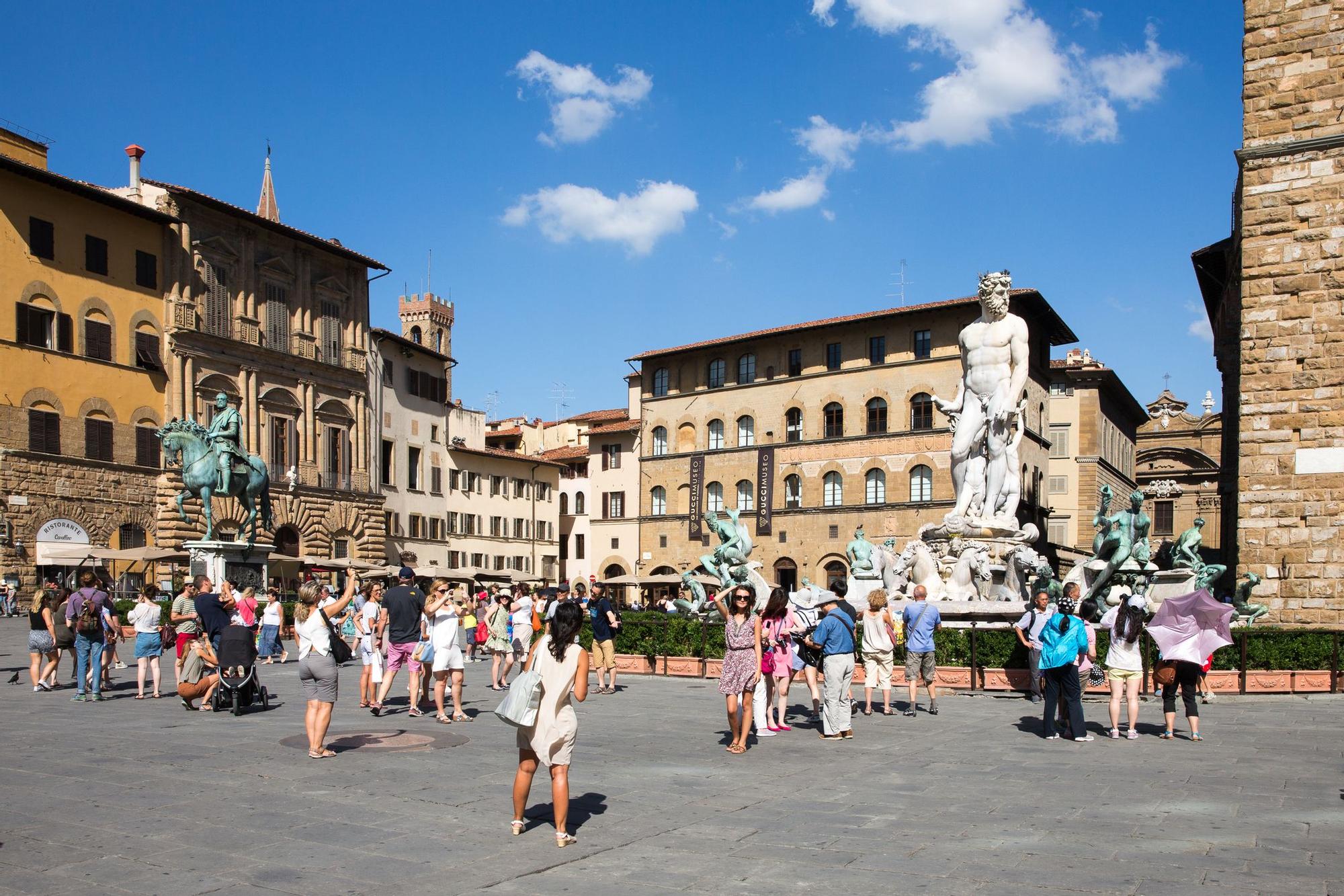 Piazza della Signoria en Florencia.