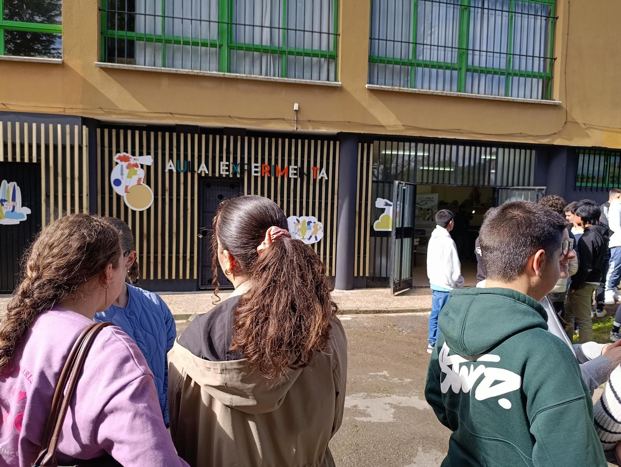 El insituto César Rodríguez inaugura un aula para la sostenibilidad